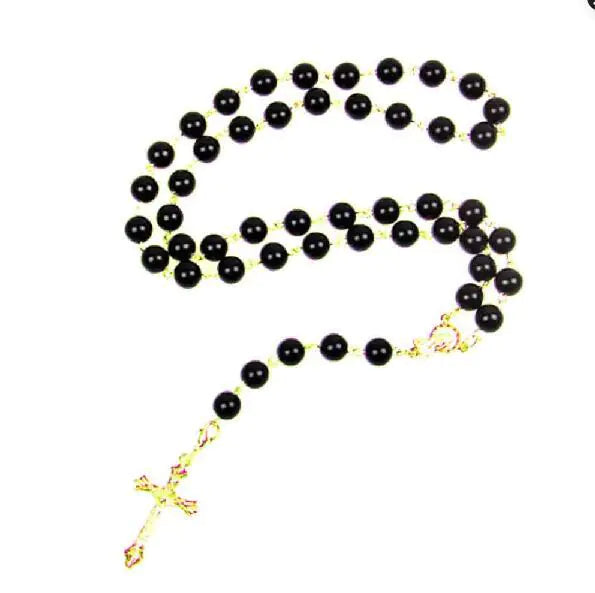 Manufacturer Direct Rosary Beads Imitation Glass Necklace