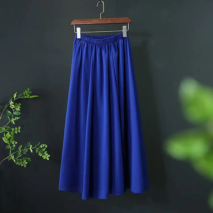 Ladies Mid-Length Chiffon Beach Skirt