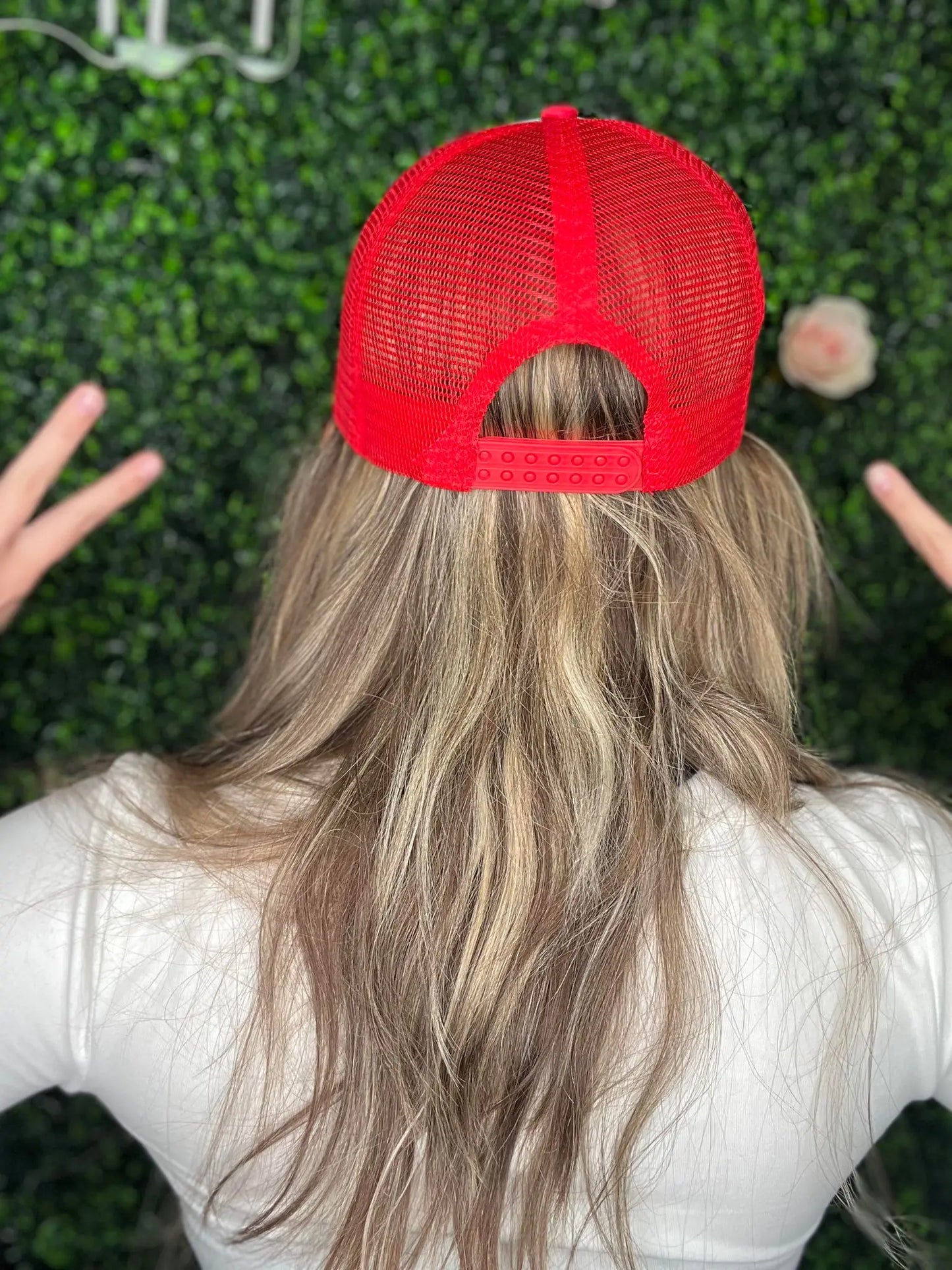 Red USA Star Hat