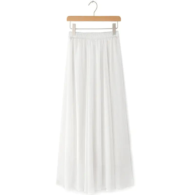 Ladies Mid-Length Chiffon Beach Skirt