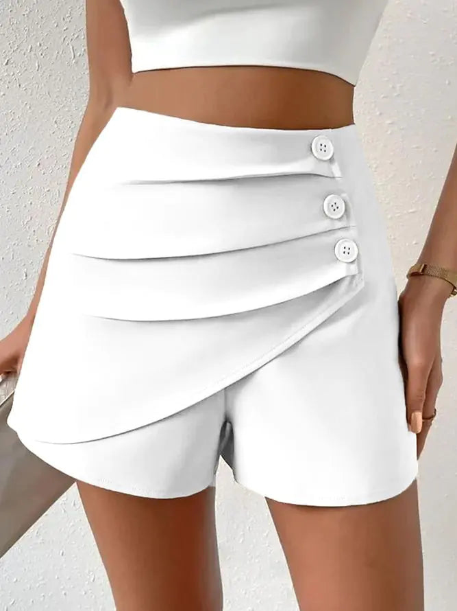 Slim Ladies Light Dressed Commuting Shorts