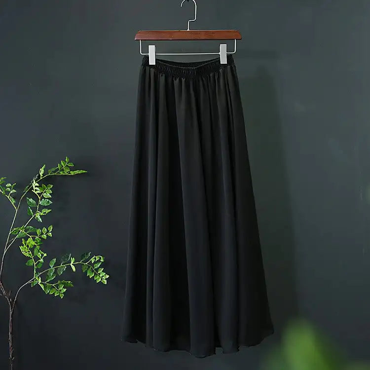 Ladies Mid-Length Chiffon Beach Skirt