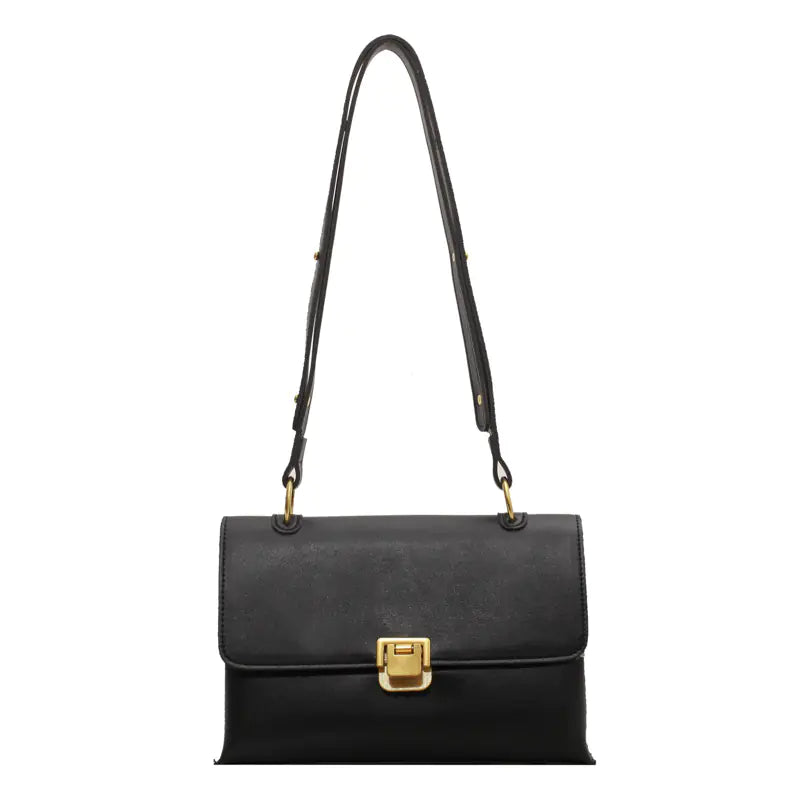 Ladies One-Shoulder Solid Color Winter Messenger Bag