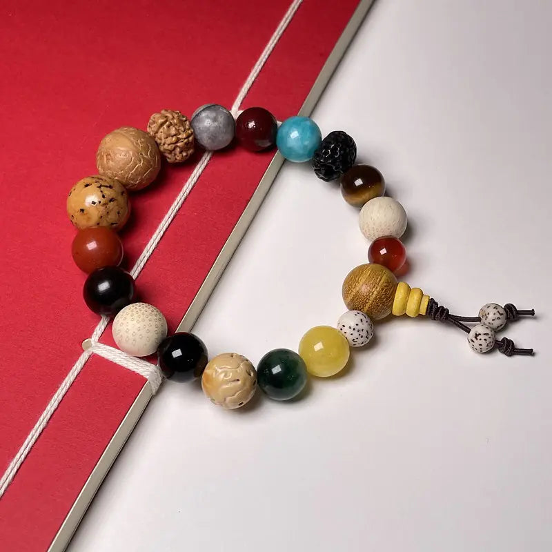Hangzhou Lingyin Style Bodhi Seed Bracelet with 18 Beads