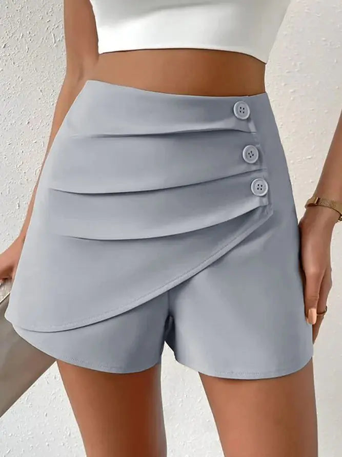 Slim Ladies Light Dressed Commuting Shorts