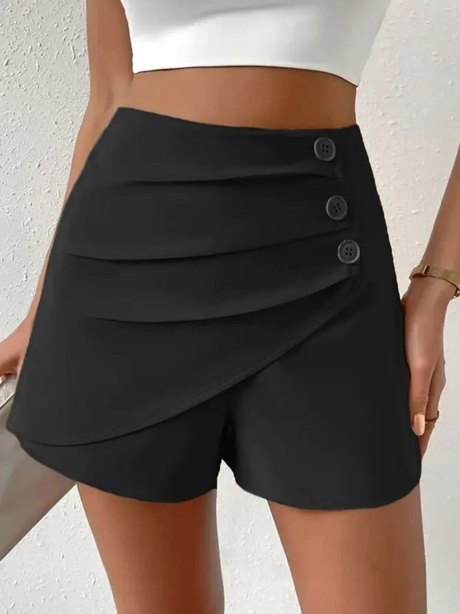 Slim Ladies Light Dressed Commuting Shorts