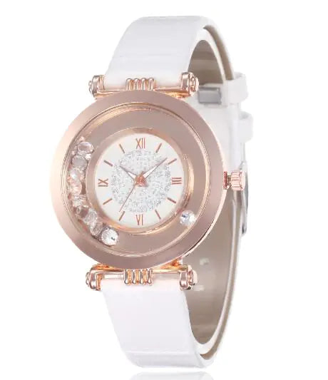 Roman Numeral Ladies Compact Fashion Watch
