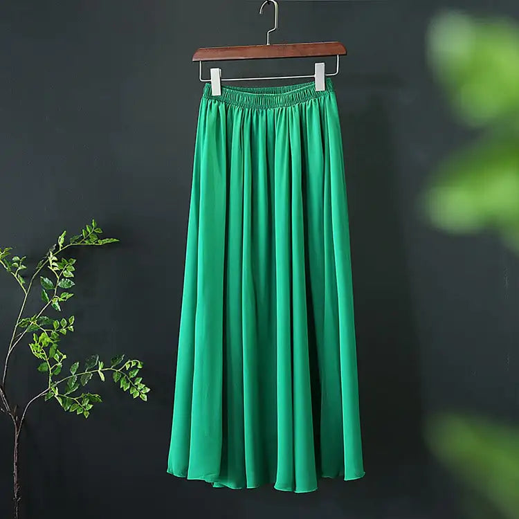Ladies Mid-Length Chiffon Beach Skirt