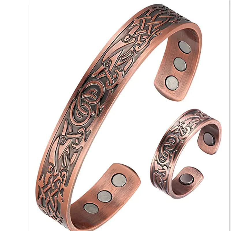 Copper Magnetic Bracelet - Vintage Simple Design