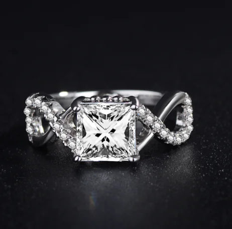 Zircon Ring for Women - Stylish Diamond Ring
