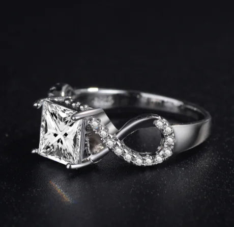 Zircon Ring for Women - Stylish Diamond Ring