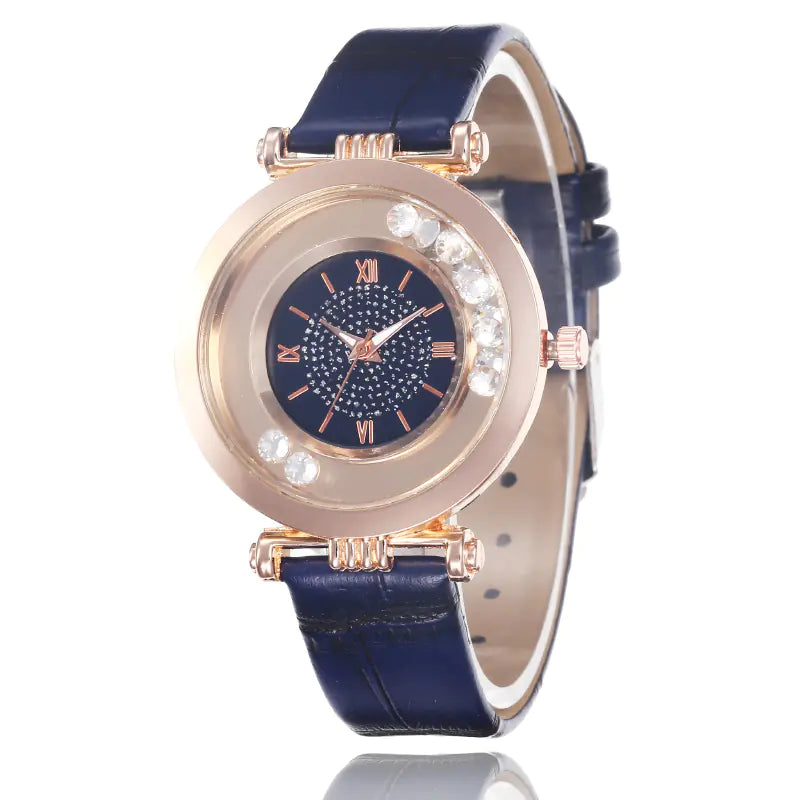 Roman Numeral Ladies Compact Fashion Watch