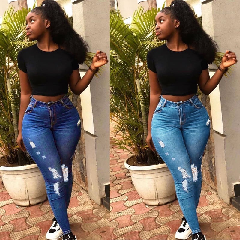 Fashionable Ripped Jeans for Students