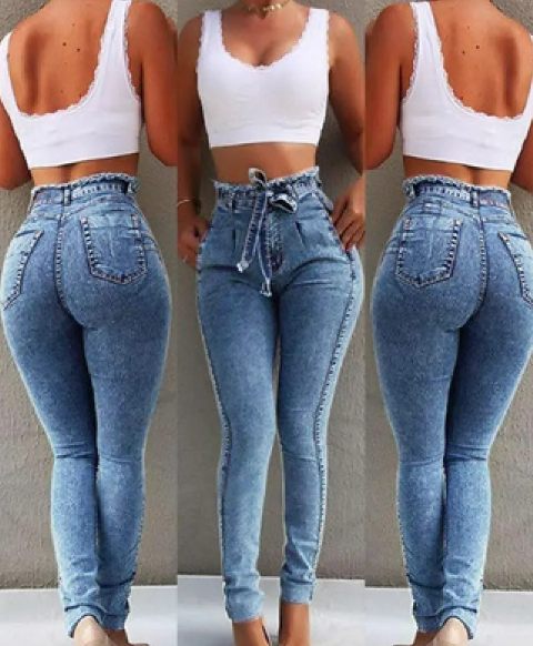 Fringed Jeans
