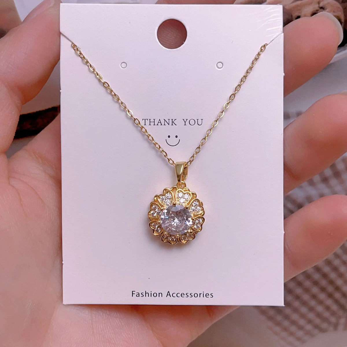 Fashionable Titanium Steel Pendant Necklace for Women