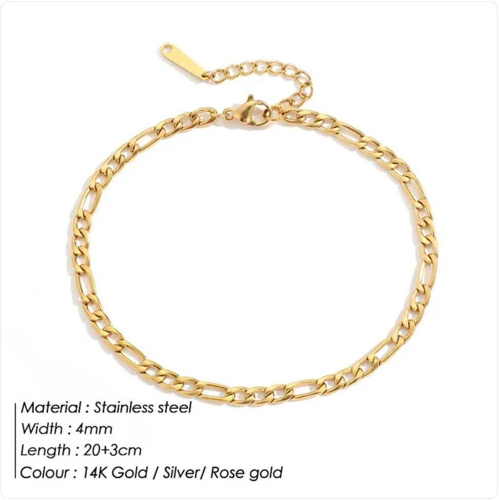 Stainless Steel Fashion Anklet