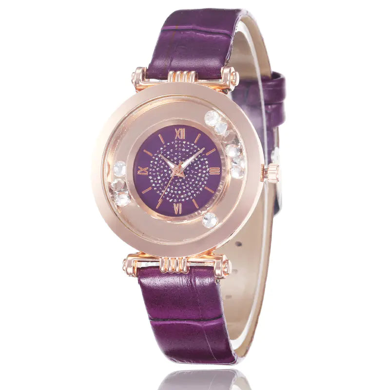 Roman Numeral Ladies Compact Fashion Watch