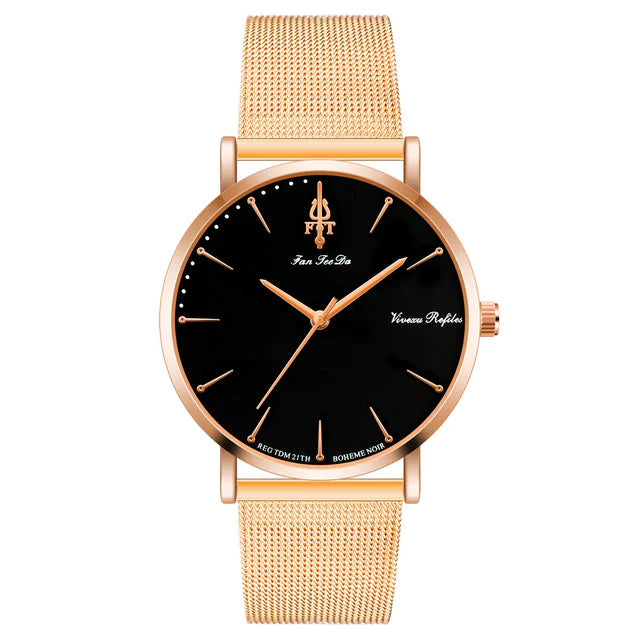 Stylish Geneva Men's Minimalist Quartz Watch
