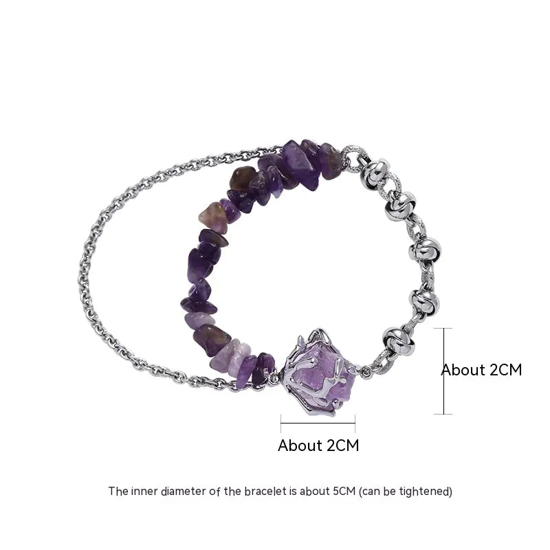 Purple Glacier Necklace for Women