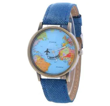 Trendy European Style Canvas Quartz Watch for Students