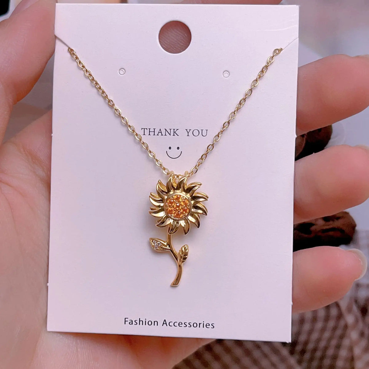 Fashionable Titanium Steel Pendant Necklace for Women