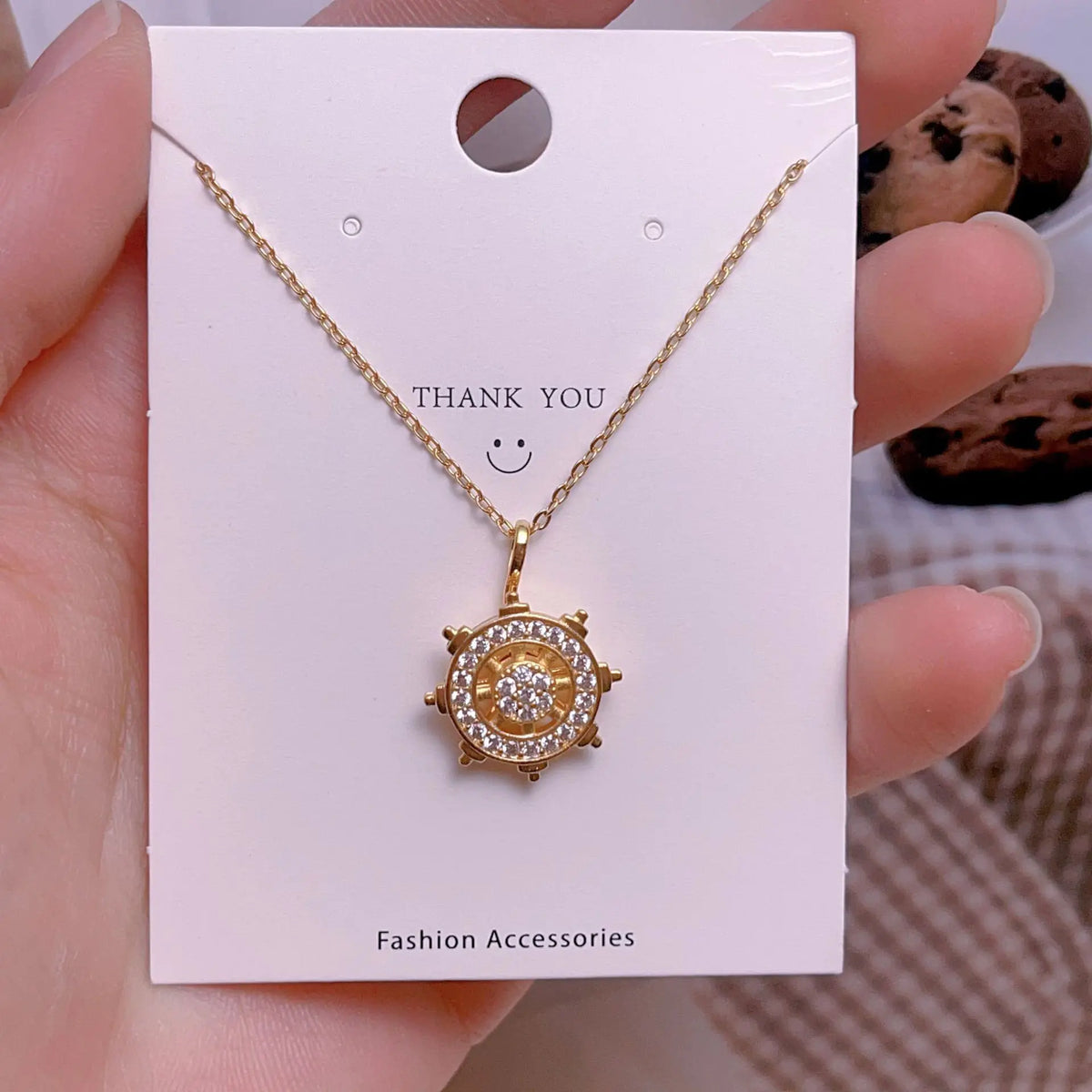 Fashionable Titanium Steel Pendant Necklace for Women