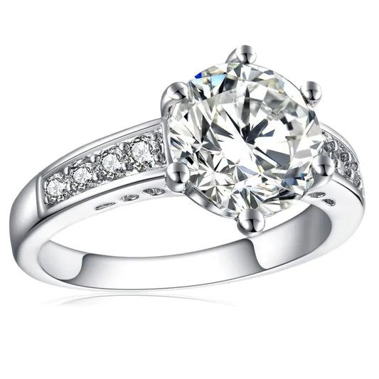 Creative Zircon Gemstone Ring for Women - Fashion Jewelry