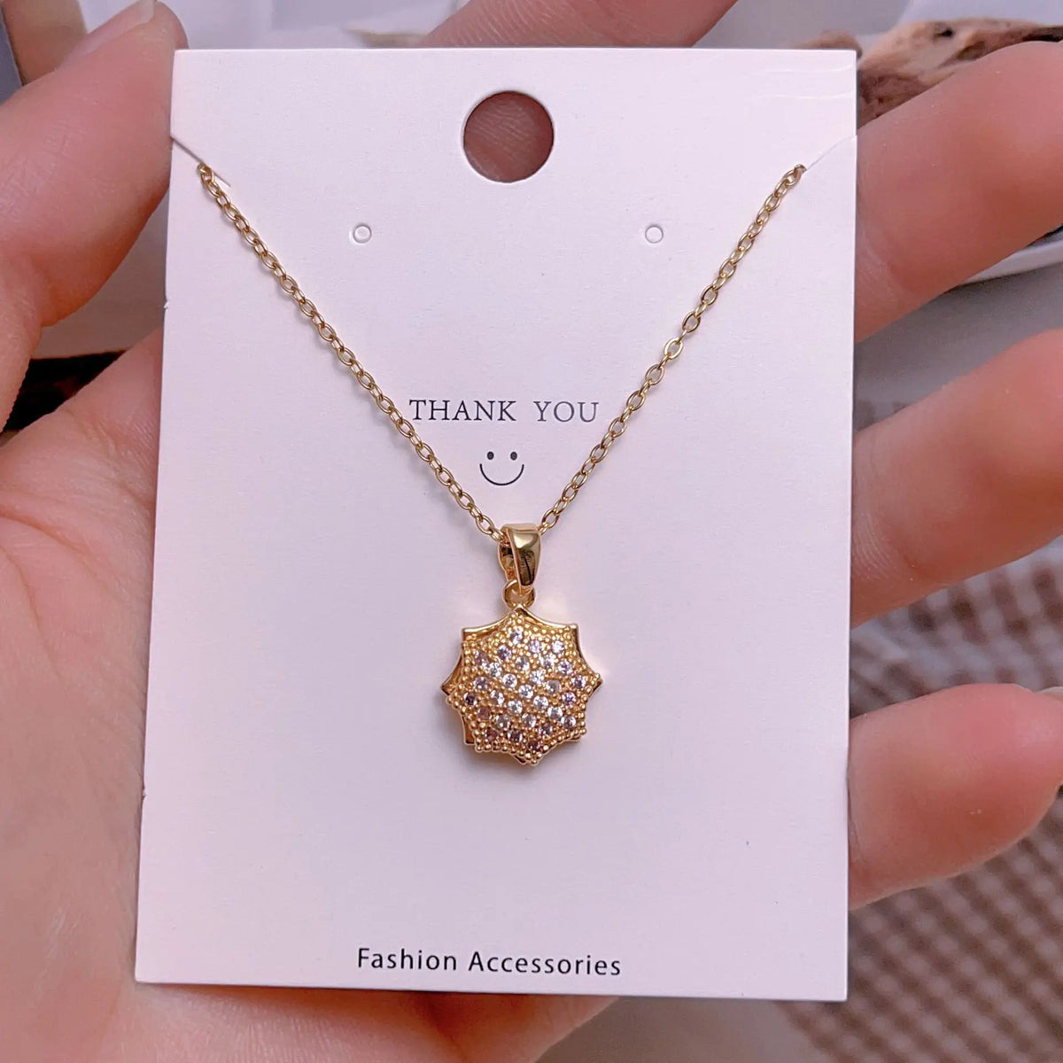 Fashionable Titanium Steel Pendant Necklace for Women