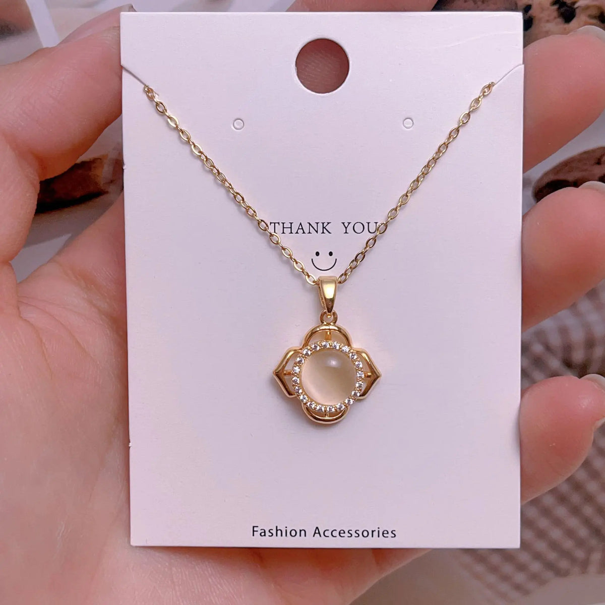 Fashionable Titanium Steel Pendant Necklace for Women