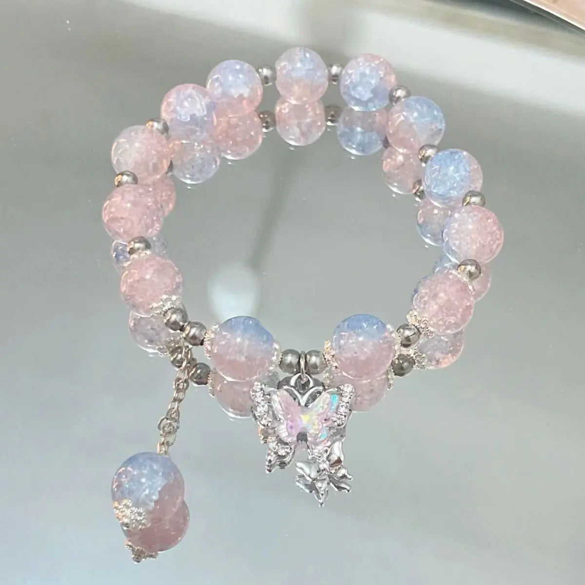 Fashion Jewelry Fairy Butterfly Beads Bracelet for Women