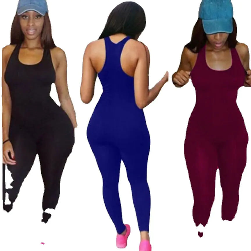 Summer Plus Size Women's Milk Silk Jumpsuit Pants