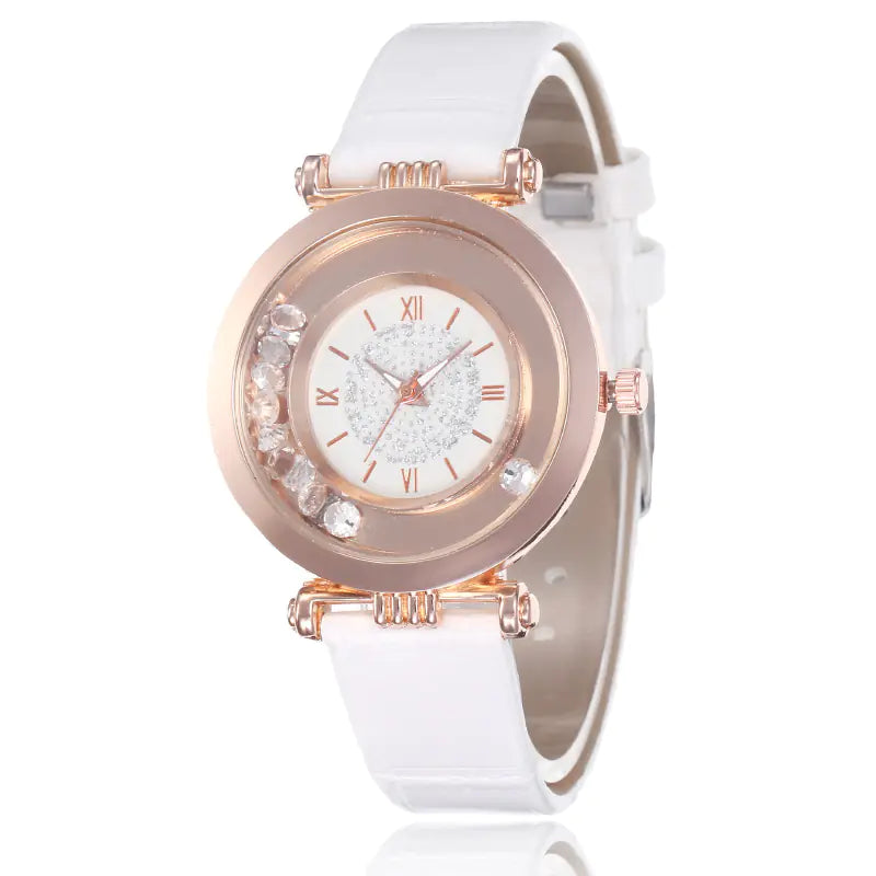 Roman Numeral Ladies Compact Fashion Watch