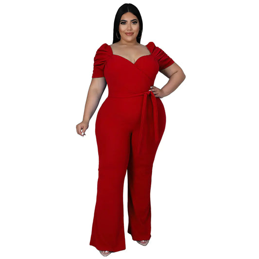 2022 Spring/Summer Plus Size Women's Jumpsuit
