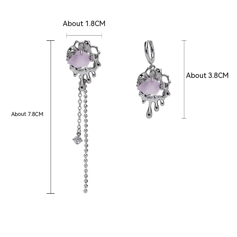Purple Glacier Necklace for Women