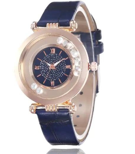 Roman Numeral Ladies Compact Fashion Watch
