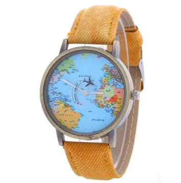 Trendy European Style Canvas Quartz Watch for Students