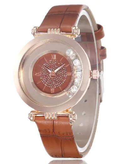 Roman Numeral Ladies Compact Fashion Watch