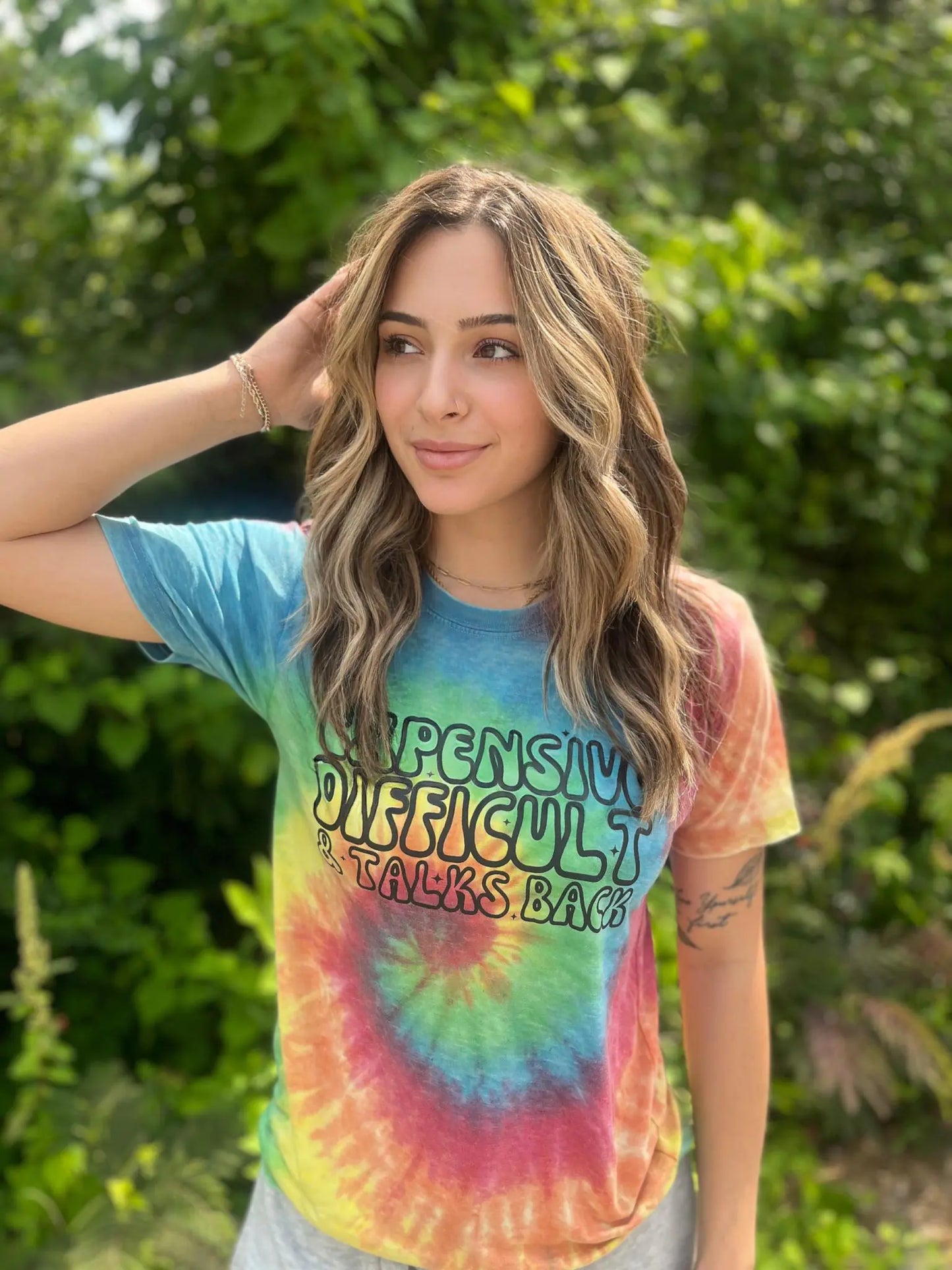 Expensive Difficult And Talks Back Tie Dye Tee