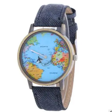 Trendy European Style Canvas Quartz Watch for Students