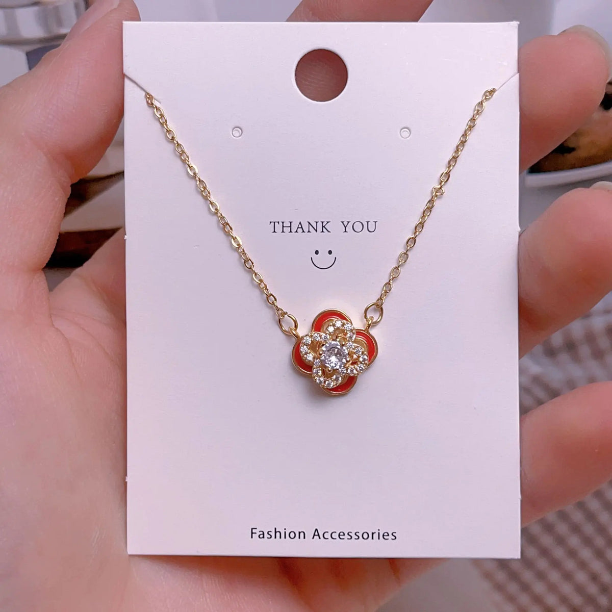 Fashionable Titanium Steel Pendant Necklace for Women