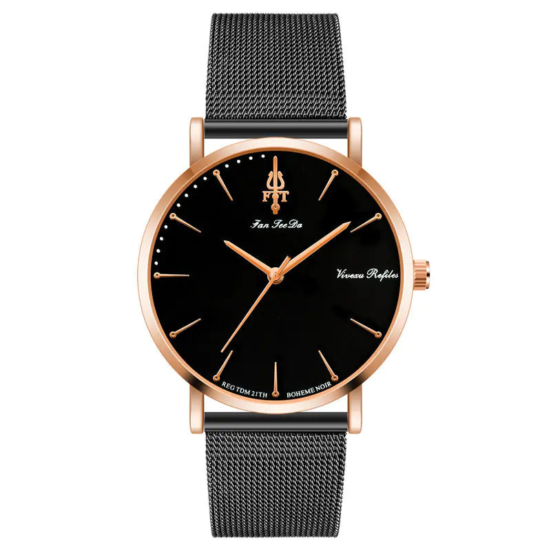 Stylish Geneva Men's Minimalist Quartz Watch