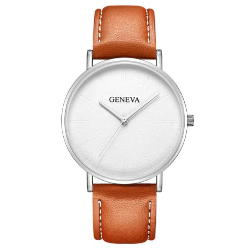 Geneva Couple Quartz Watch with Strap