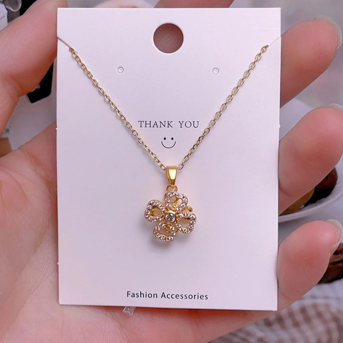 Fashionable Titanium Steel Pendant Necklace for Women