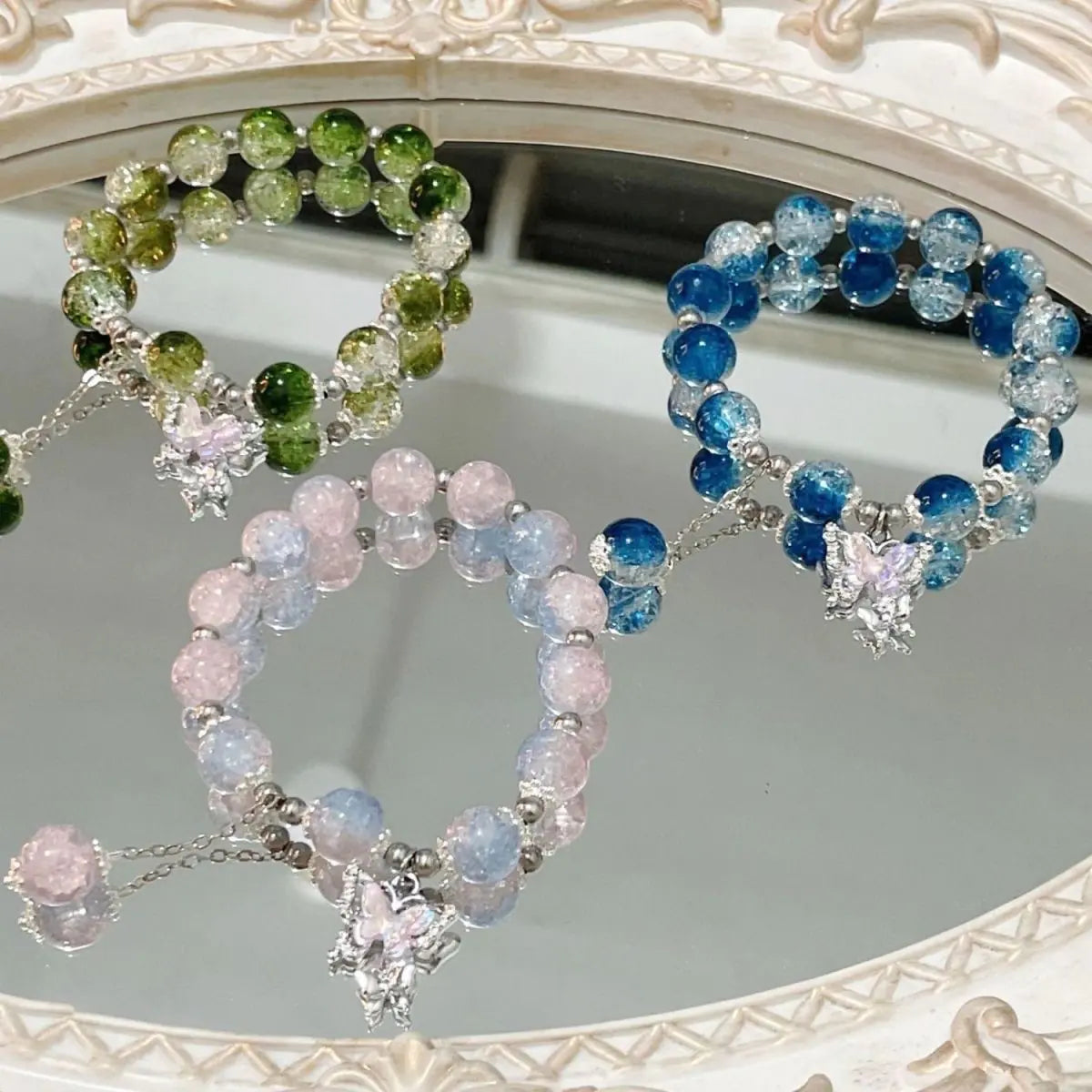 Fashion Jewelry Fairy Butterfly Beads Bracelet for Women
