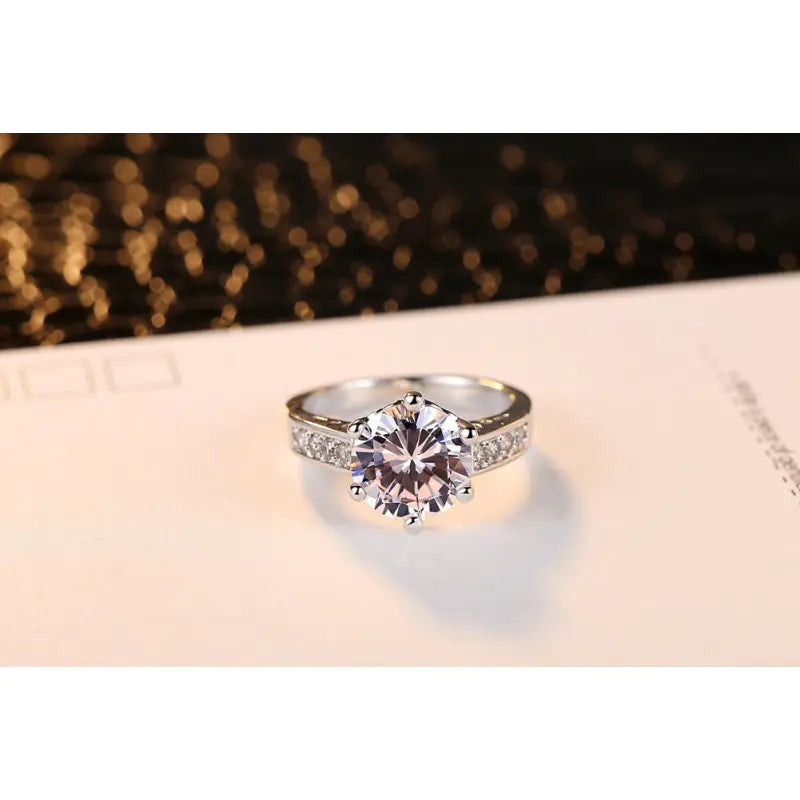 Creative Zircon Gemstone Ring for Women - Fashion Jewelry