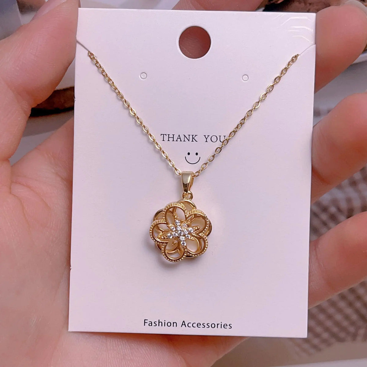 Fashionable Titanium Steel Pendant Necklace for Women