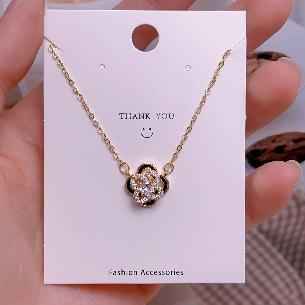 Fashionable Titanium Steel Pendant Necklace for Women