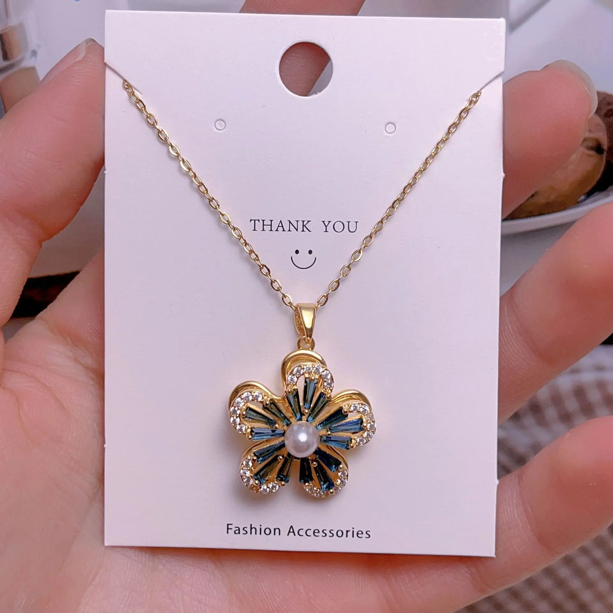 Fashionable Titanium Steel Pendant Necklace for Women