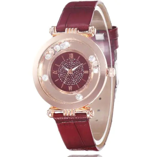 Roman Numeral Ladies Compact Fashion Watch