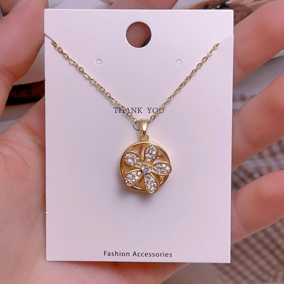Fashionable Titanium Steel Pendant Necklace for Women